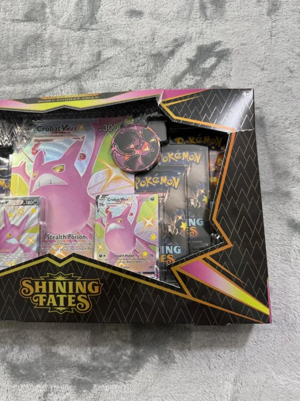 Pokemon Shining Fates Shiny Crobat VMAX Premium Collection English Promo Box New